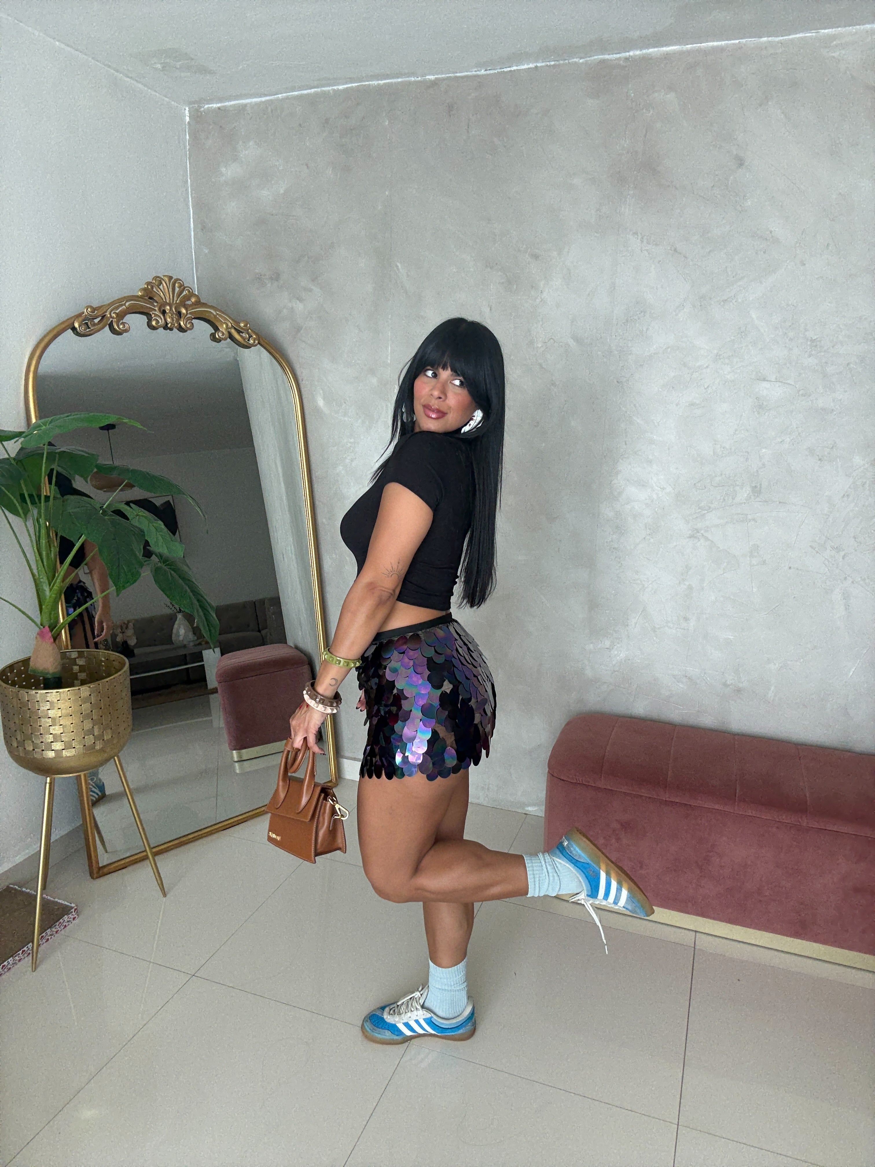 Tornasol lentejuelas skirt🪩