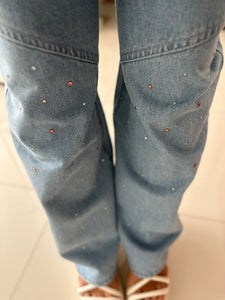 Rhinestone jeans