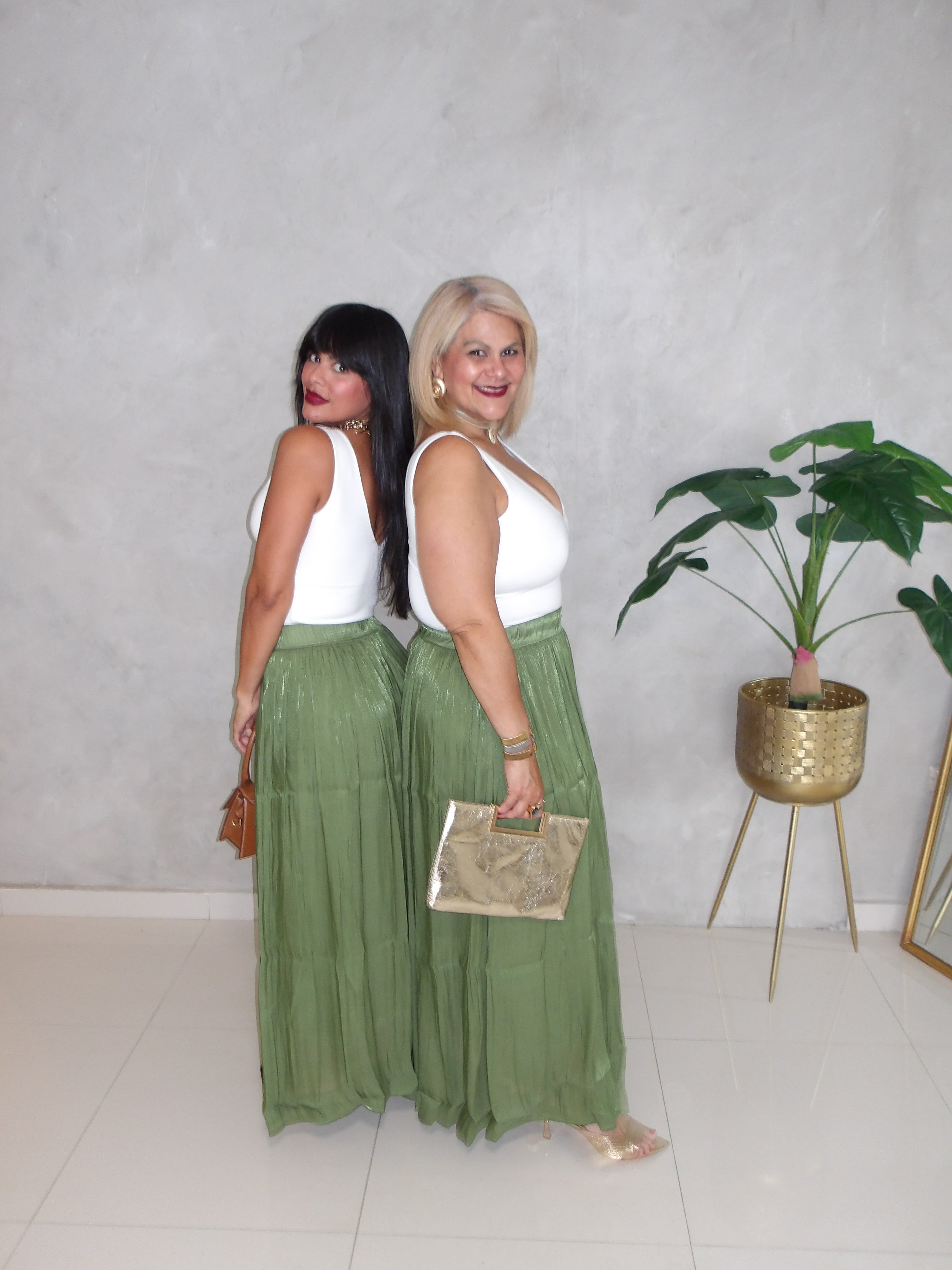 Green  olive skirt 🫒