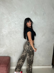 Animal print pants