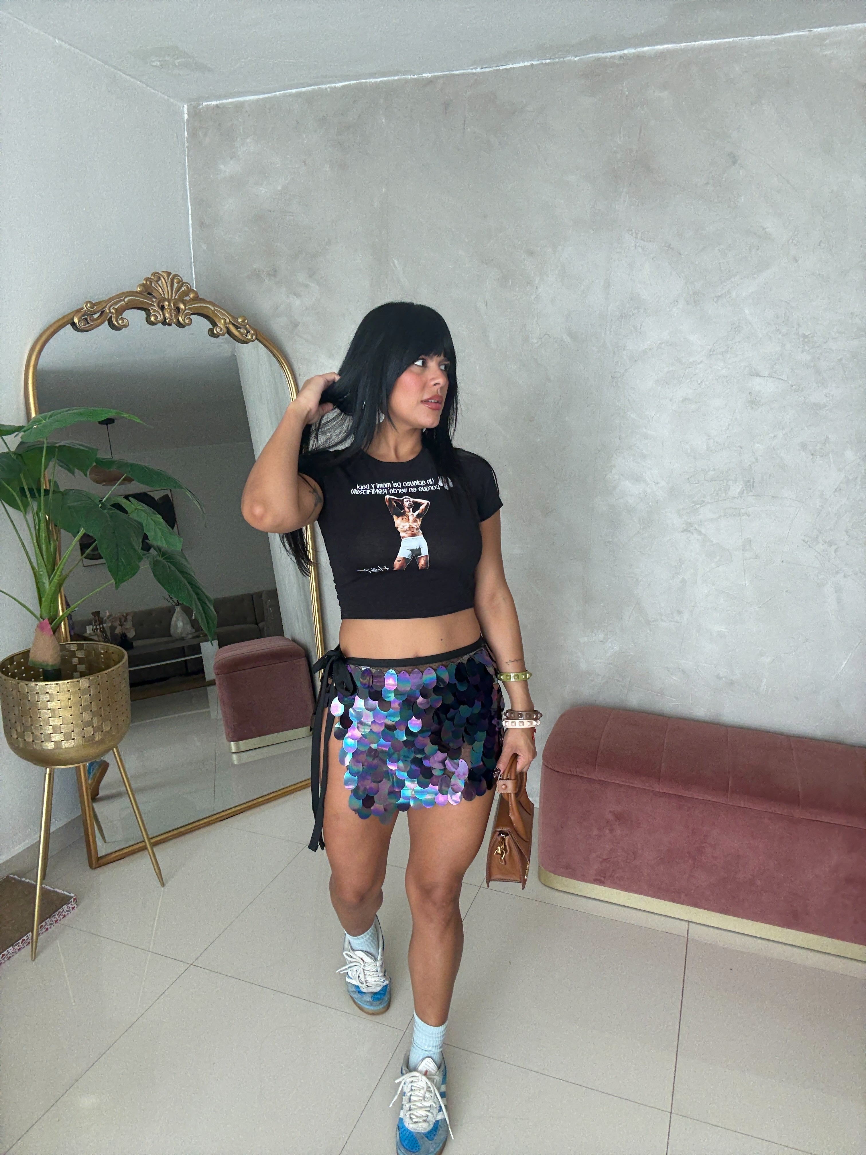 Tornasol lentejuelas skirt🪩